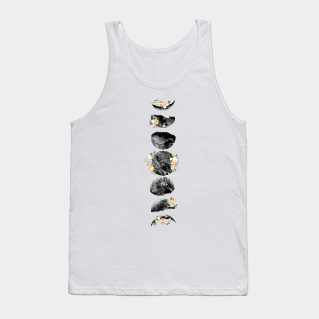 Moon Phases Tank Top by erzebeth